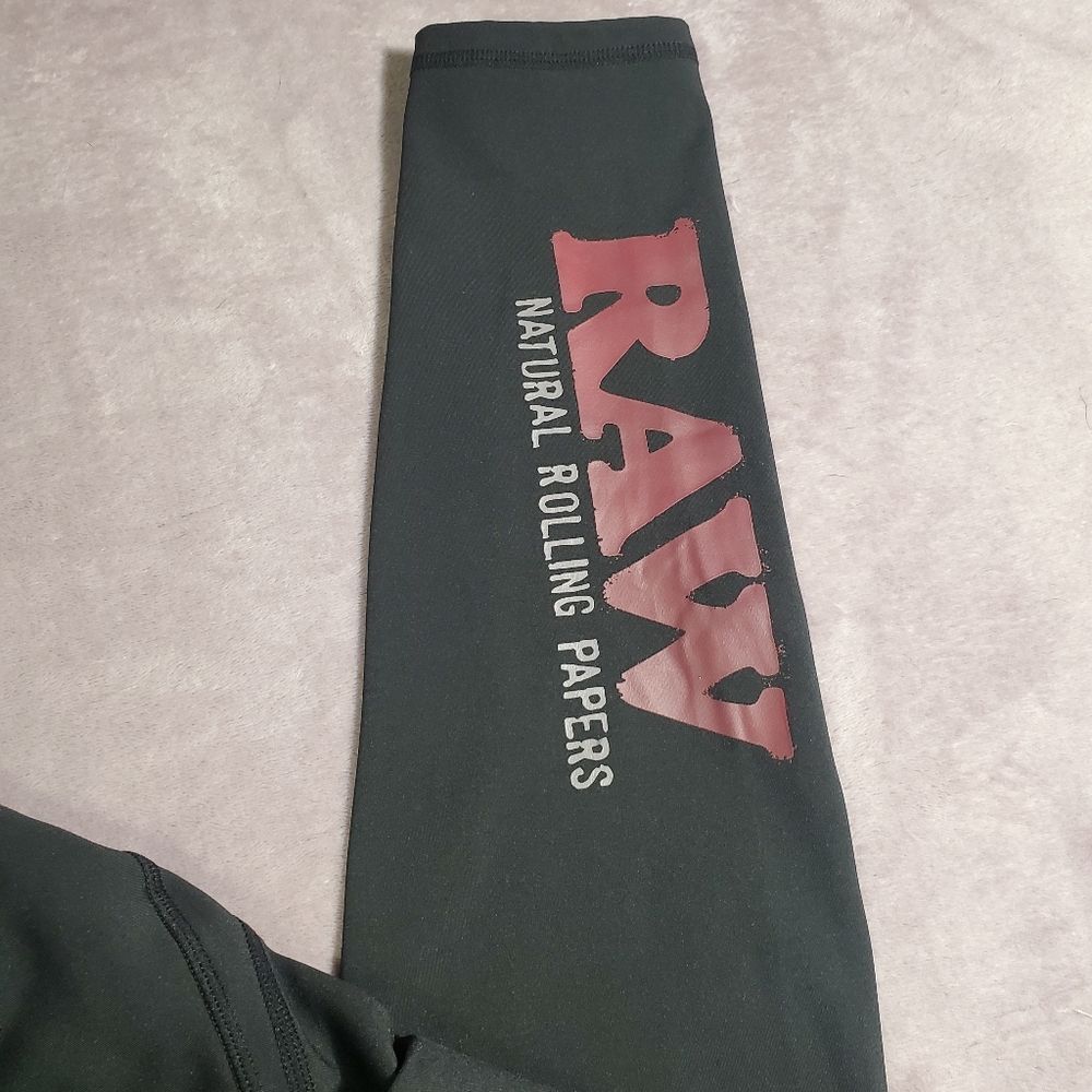 Raw Rolling Papers High Waisted Large Black Leggings - Picture 3 of 9